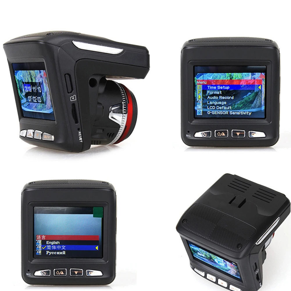 Car DVR Dash Recorder X7 GPS Logger-English & Russian Language Detection Anti Laser DVR Dash Camera HD 1920x1080P Video Recorder