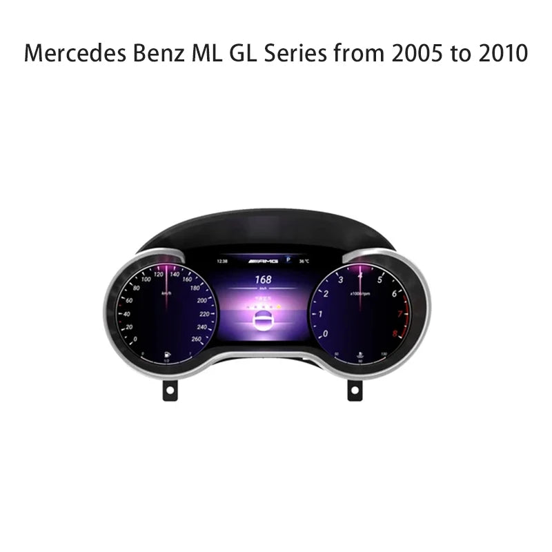 STWEI 2024 New Lcd Digital Dashboard Cluster Digital Speedometer For Mercedes Benz A Class W176 GLA CLA  C117 GLC W205 W212 W207 CM World