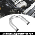 Uxcell Bend Elbow Tube Aluminum Alloy Car Univesral 25/38/45/51/63/76/89/102mm OD 100mm Length 90/180 Ddgree Air Intake Tube CM World