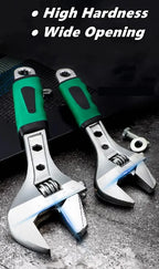 8/10/12 inch Adjustable Wrench Multi-function Universal Spanner Wrenches Set for Greater Leverage Locking Car Maintenance Tool