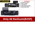 4 Channel GPS WIFI Car Dash Cam 360 Panoramic 8 IR Night Vision Lights 24H Parking Front 4K Inside/Rear/Left 1K Video Recorder