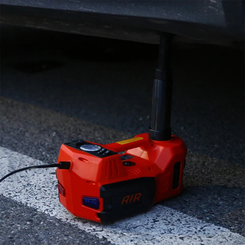 DC12V Car Electric Jack Electric Wrench Car Tire Changing Tool 5T Car Lift 15-450mm Lifting Height Portable Auto Repair Tool CM World