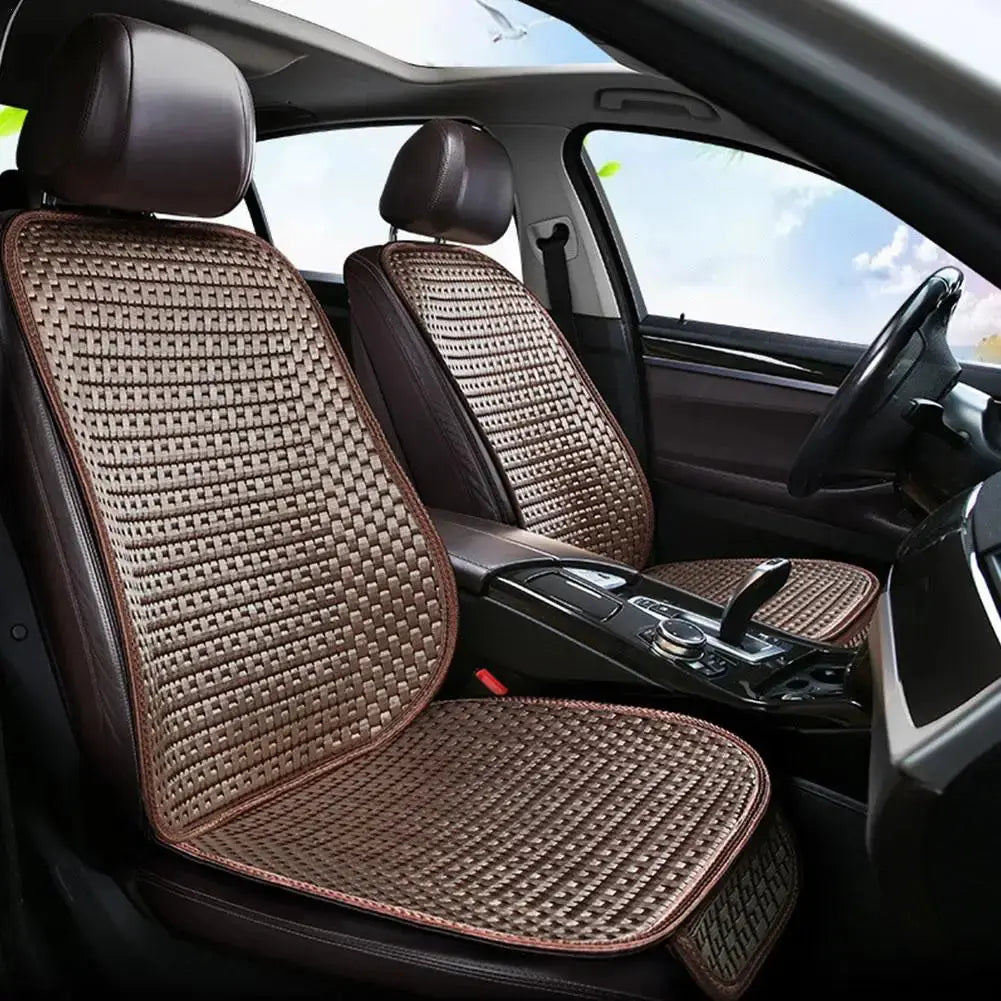 Car Cushion Summer Cool Cushion Ice Silk Seat Cover Car Cushion Seasonal Universal Cool Cushion Car Mobile World