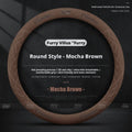 Applicable to Cadillac steering wheel covers: CT5, ATSL, XT4, XT5, XT6, CT6, CT4, XTS, faux leather steering wheel grips CM World