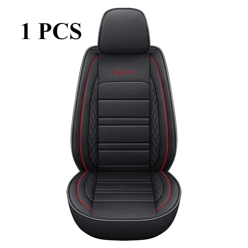 Full Coverage Pu Leather Car Seat Covers for Dacia Duster Sandero Renault Clio Fiat Panda Lancia Seat Arona Cors Car Accessories CM World