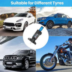 Digital Car Tyre Tire Tread Depth Gauge Motorcycle Car Tire LCD Tire Tread Gauge Auto Measurer Tool Caliper Repair Tools