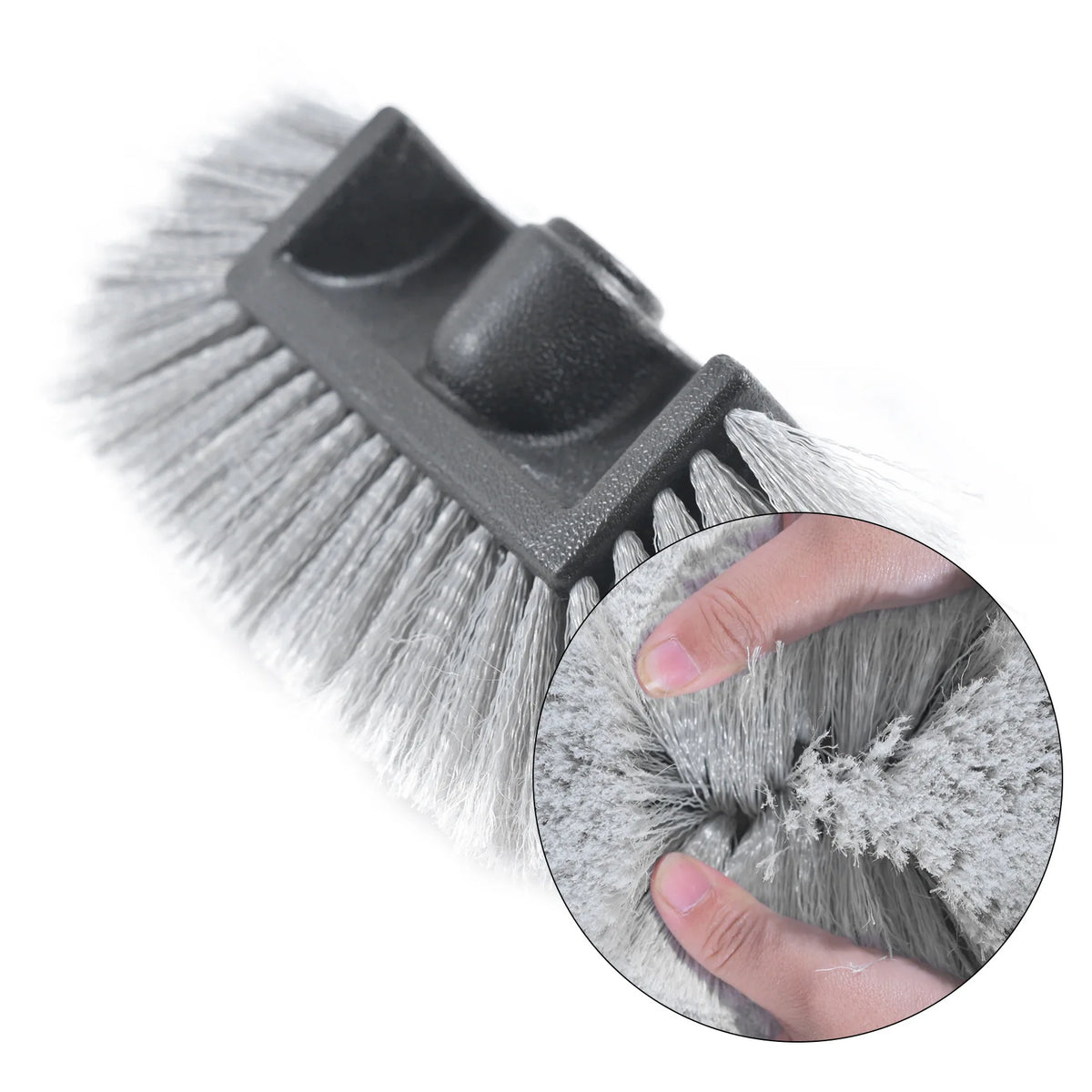 Adjustable Car Wash Brush, On/Off Flow Control Sponge Head, Durable Pp Material Car Wash Brush, with Long Handle Car Wash Brush