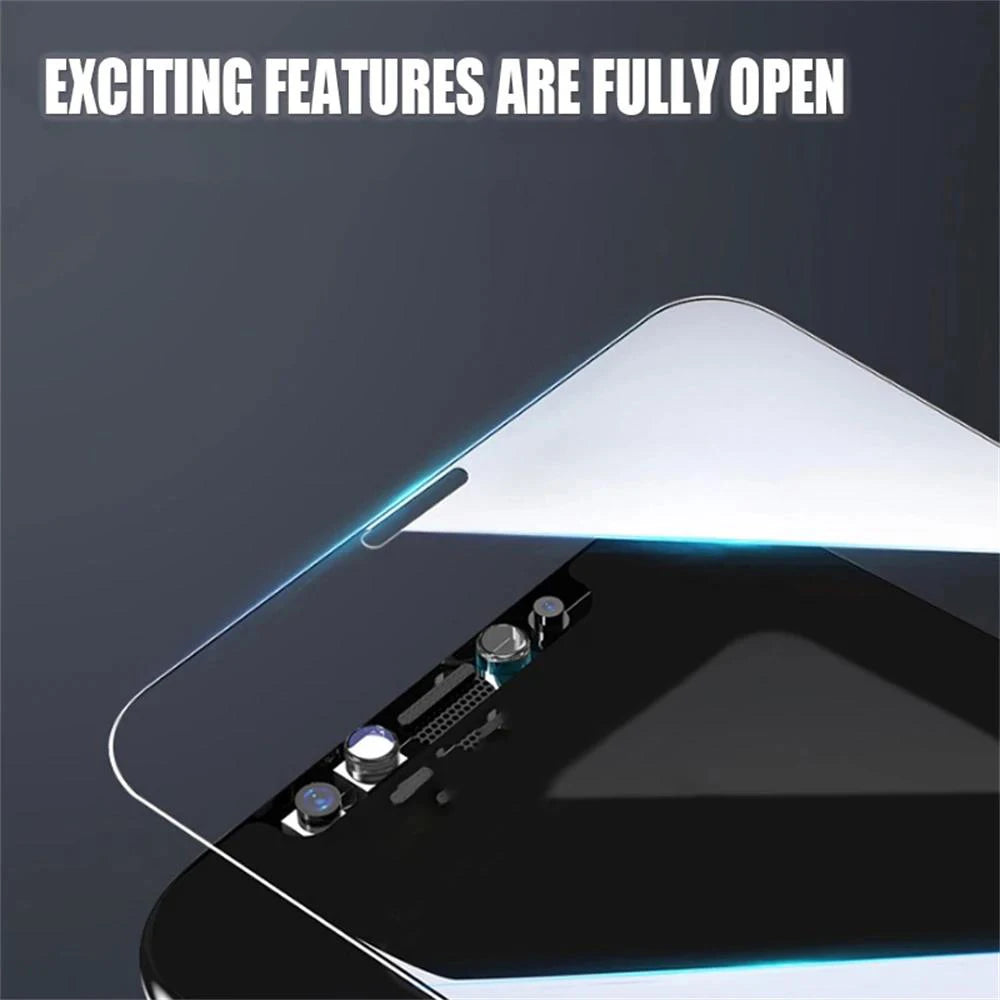 5Pcs Tempered Glass for iPhone 17 16 15 14 13 12 Pro Max Screen Protector for iPhone 12 13 Mini 14 Plus 14 Pro Glass Car Mobile World