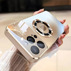 Phone Case - A New High-End Titanium Magnetic Wireless Charging Case Designed for Iphone 18,17,16,15,14,13,12 Pro/Pro Max/Air/Plus & Galaxy S22,S23,S24,S25,S26 Ultra