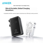 Anker Universal International Travel Adapter With Usb Multi Power Charger Compatible With Uk Eu Us Au Plugs For Global Travel Car Mobile World