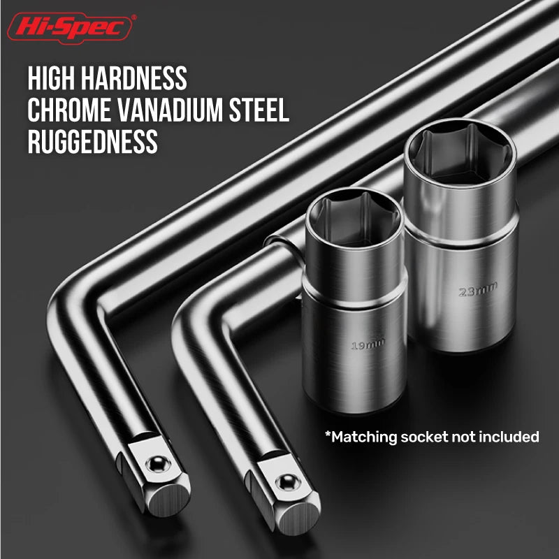 Hi-Spec 1/2'' L-TYPE Telescopic Tire Wrench Cr-v steel Socket Wrench Motorcycle tool Extendable Car Wheel Brace Wrench Hand Tool CM World
