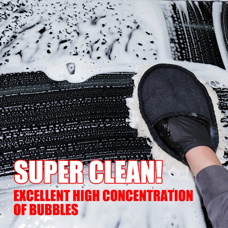 Concentrate Car Wash Shampoo with Wax High Gloss Ceramic Soap  Superior Surface Cleanser Automotive Washing Shampoo 500ml CM World