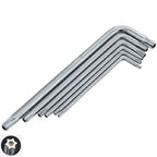T10 T15 T20 T25 T30 T40 Hex Wrench Double-End 2-Way Torx Screwdriver Spanner Wrench Car Machine Repair Wrench Tools