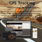 4K Dual Lens Dashcam With Rear 2.5K WiFi GPS And Rearview Camera WDR Night Vision 24H Parking Recording Car Video Recorder