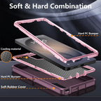 Case For Samsung Galaxy S26 Ultra S25 Edge S24 S23 A16 A56 Body 3 in 1 Shockproof Heavy Duty Anti-Scratch Rugged Kickstand Cover