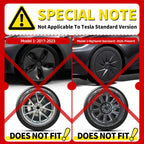 4PCS for Model 3 Highland (2024-2026) 18 Inch Right＆Left Hubcaps Storm Style Replacement Accessories Wheel Cover for Tesla