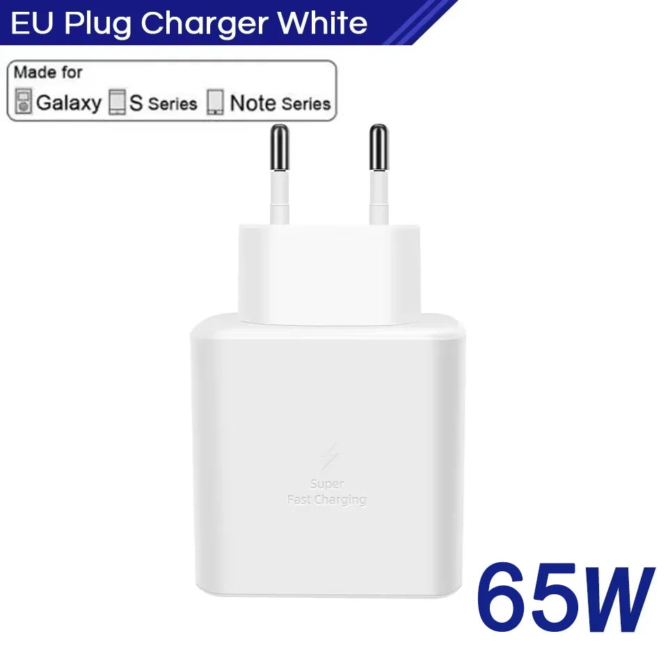 USB Charger 65W/45W Type C Fast Charging Mobile Phone Charger Wall Adapter For iPhone Samsung Xiaomi Huawei PD Quick Charge Car Mobile World