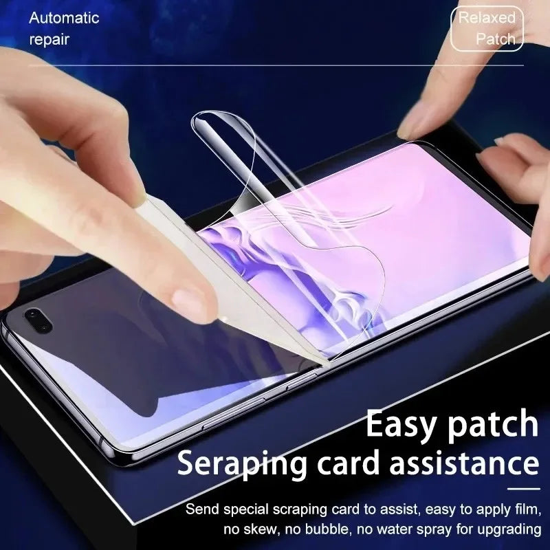 5PCS For Honor 90 50 Lite 80 70 Pro Plus 60SE 80GT Full Cover Hydrogel Film Screen Protector Car Mobile World