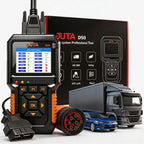 D50 OBD2 Scanner Car and Truck Code Reader Heavy Duty HD Diesel Diagnostic Scan Tool 2 in 1 Auto Clear Check Engine Fault Light