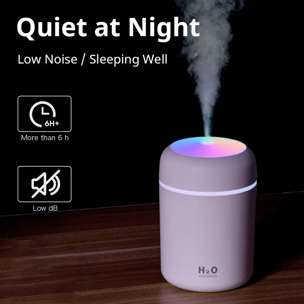 Portátil USB Ultrasonic Aroma Difusor Colorido Cup Umidificador Cool Mist Maker Purificador de Ar Casa Carro CM World