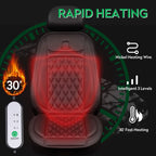 Universal Heated Car Seat Cushion 12V/24V Fast Heating Car Seat Covers Warm Winter Cloth/Flannel Automobile Seat Cover Heater