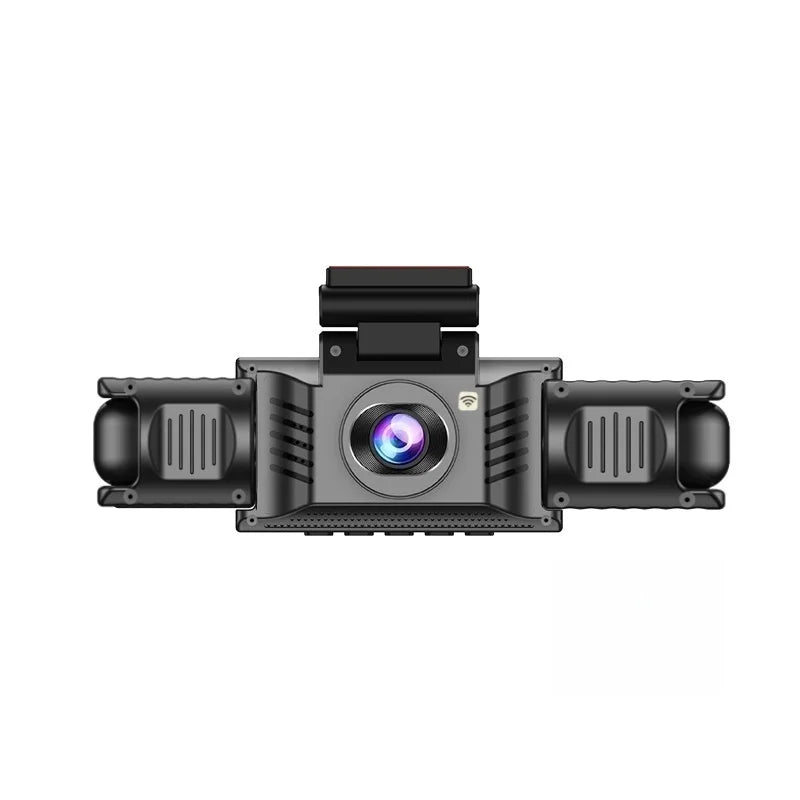 4-Channel WiFi Dash Cam, Wide Angle, Night Vision, G-Sensor, Parking & Loop Recording, Universal for Various Vehicles Car Mobile World