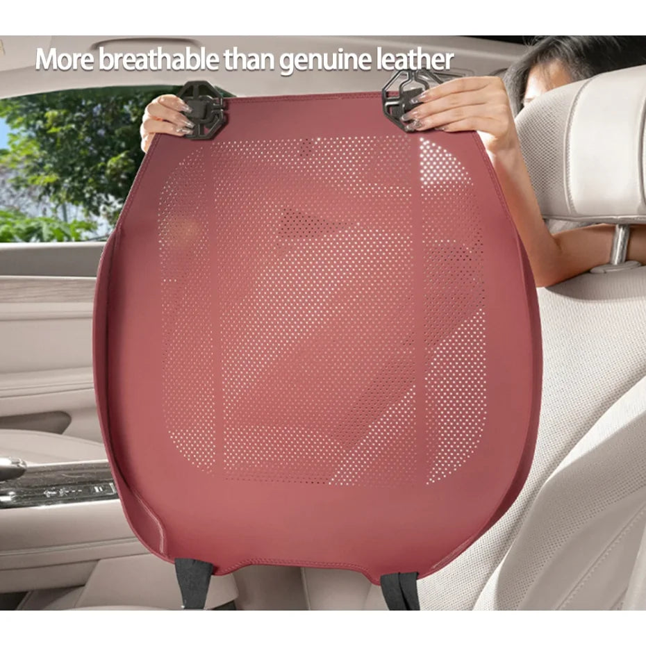 Universal Car Seat Cushion Leather Breathable Hole Summer Car Interior Car Seat Cover Four Seasons Automotive Parts