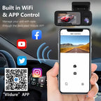 3 Channel WiFi Car DVR Three Way Dash Cam Inside Vehicle Camera DVRs Recorder FHD 1080P Video Mini Registrator Dashcam Camcord