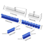 Blue Adhesive Glue Tabs Set Auto Paintless Dent: Repair Tool Long Pulling Tabs Body Removal