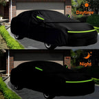 Waterproof Car Covers Custom for 2006-2023 Dodge Charger W/Zipper Door Windproof Dustproof and UV Proof All Weather Protection Car Mobile World