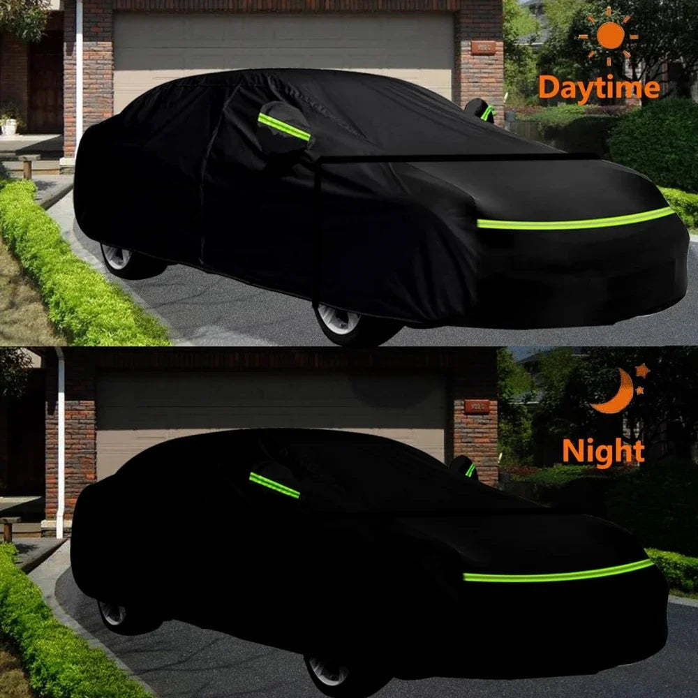 Waterproof Car Covers Custom for 2006-2023 Dodge Charger W/Zipper Door Windproof Dustproof and UV Proof All Weather Protection Car Mobile World