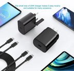 25W Charger Type-C For Samsung Super Fast Charging UK US Plug PD Wall Chargeur With 3ft Type-C Cable For Galaxi Z Fold 6 Car Mobile World