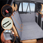 Car Large Pet Back Seat Extender Car Backseat Protector Hammock Dog Car Seat Cover Hard Bottom for Travel