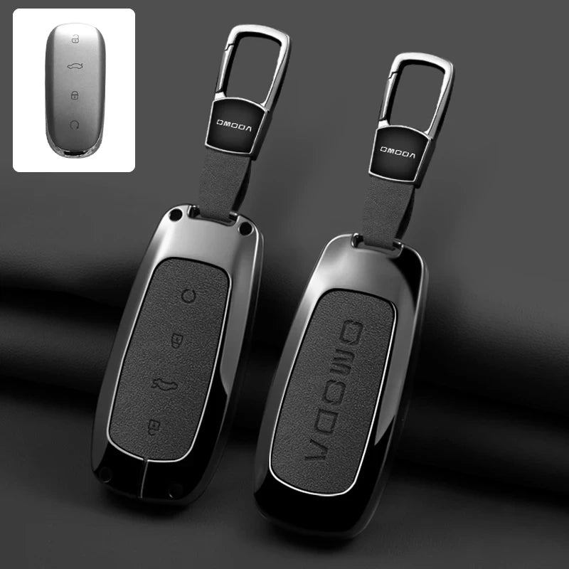Zinc Alloy Car Key Case Cover Shell Holder Keychain Car Accessories, Fit For OMODA 7 C7 shs phev 2026 2025 Protection Key Bag