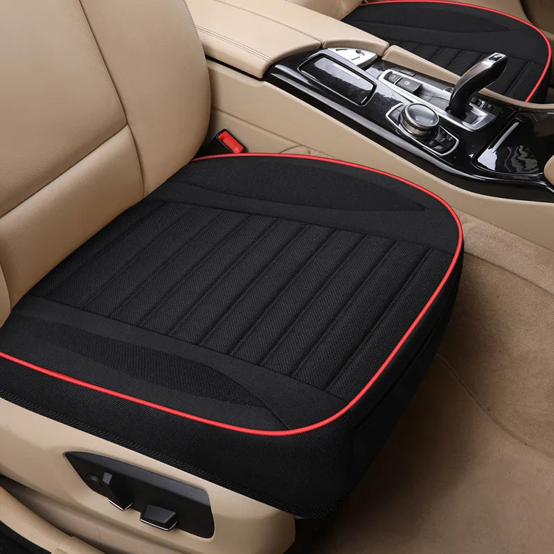 Car Seat Cover Flax Cushion Seasons Universal Breathable Interior For Most Four-Door Sedan&SUV Ultra-Luxury Car Seat Protection