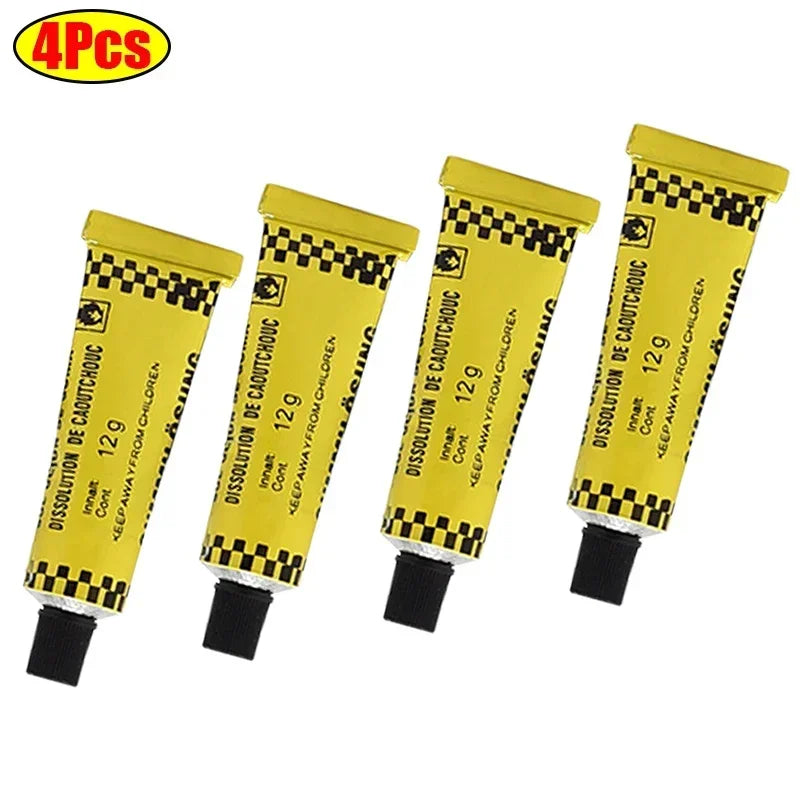 Car Tire Repair Tool Tubeless Tyre Repair Kit with Rubber Strips Studding Tool Puncture Plug Garage Tools for Motorcycle Trucks