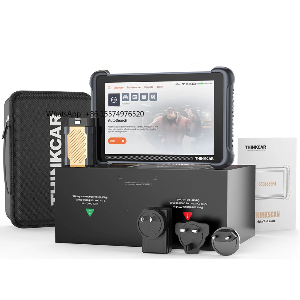 THINKCAR THINKSCAN 689BT Diagnostic Tool with Lifetime Free Update Full System ECU Coding 34 Reset CANFD DoIP Obd2 Car Scanner Car Mobile World