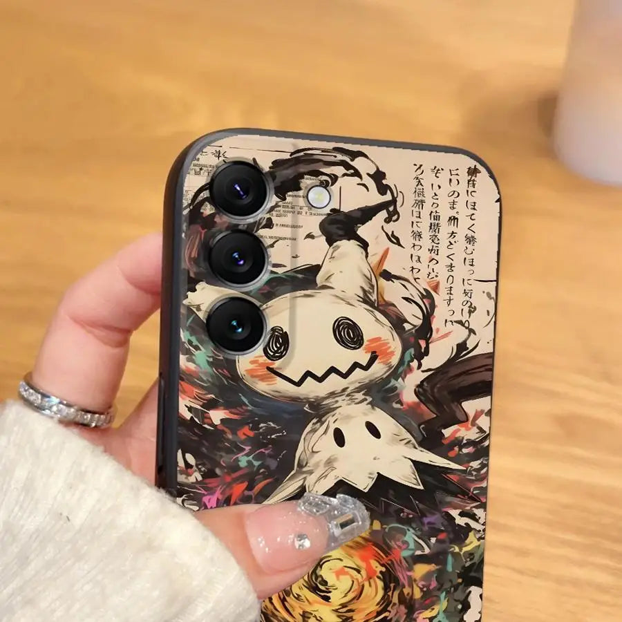 Gengar Pokemon Cool Case for Samsung Galaxy S26 S21 FE Note 20 Ultra 8 9 10 S25 Ultra S24 Plus S20 S23 S10 S9 Funda Phone Cover
