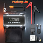 AEGNITE 23000A 10-in-1 Portable Car Emergency Start Jump Battery Charger 12V with Optional 150PSI Air Pump LED Light USB Type-C & USB Output Quick Charge