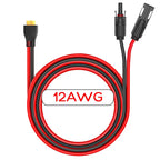 1.5m/5Ft XT60 Female to Solar Cable for Anker SOLIX F1200/F1500/F2000/F2600/F3800/C800 Plus/C1000 Portable Power Stations.