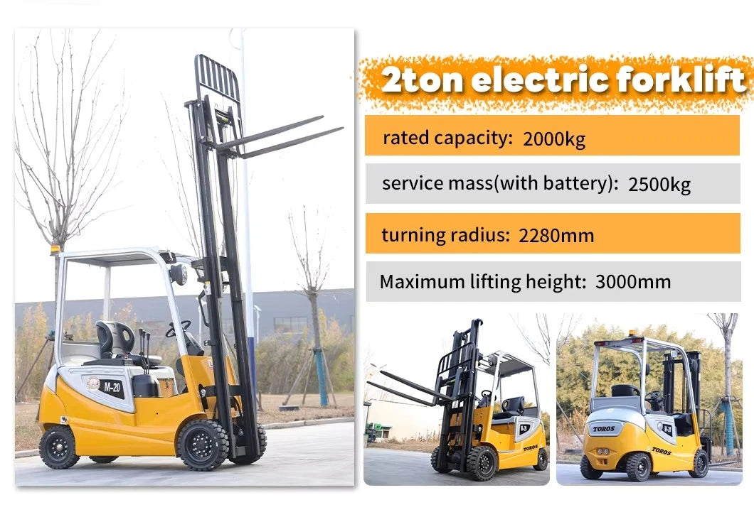 Customized Small Electric Forklift 1000kg 1500kg Portable Battery Powered Fork Lift Truck for Workshop Pallet Stack CM World