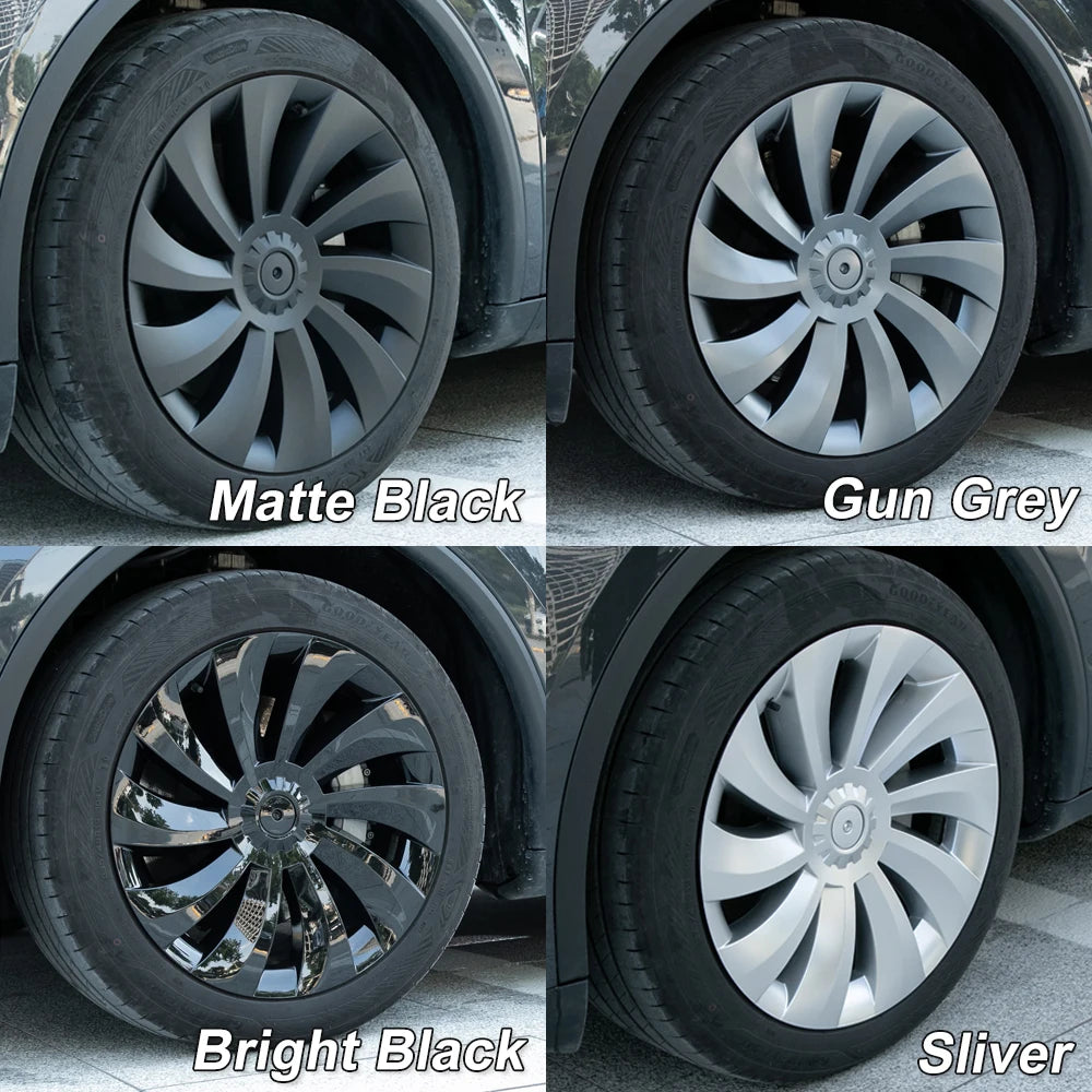 Hub Cap For Tesla New Model Y 19 Inch Juniper Tire Performance Replacement Crossflow Full Wheel Cover Rims My Accessories 2025