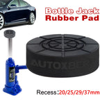 Rubber Bottle Jack Pad Protector Adapter Car Jacking Tool Pinch Weld Side Lifting Disk 20 25 29 37mm Hole 2 - 10t Bottle Jacks CM World