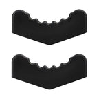 2pcs Rubber Jack Stand Pad Car Slotted Lift Jack Stand Rubber Pad Floor Adapter Frame Rail Pinch Lifting Repair Tools Universal CM World