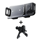 Car Wireless Charger Dual Coil Fold Screen Car Fast Charging Stand for Samsung Galaxy Z Fold 6 Flip 3 Air Vent Car Phone Holder CM World