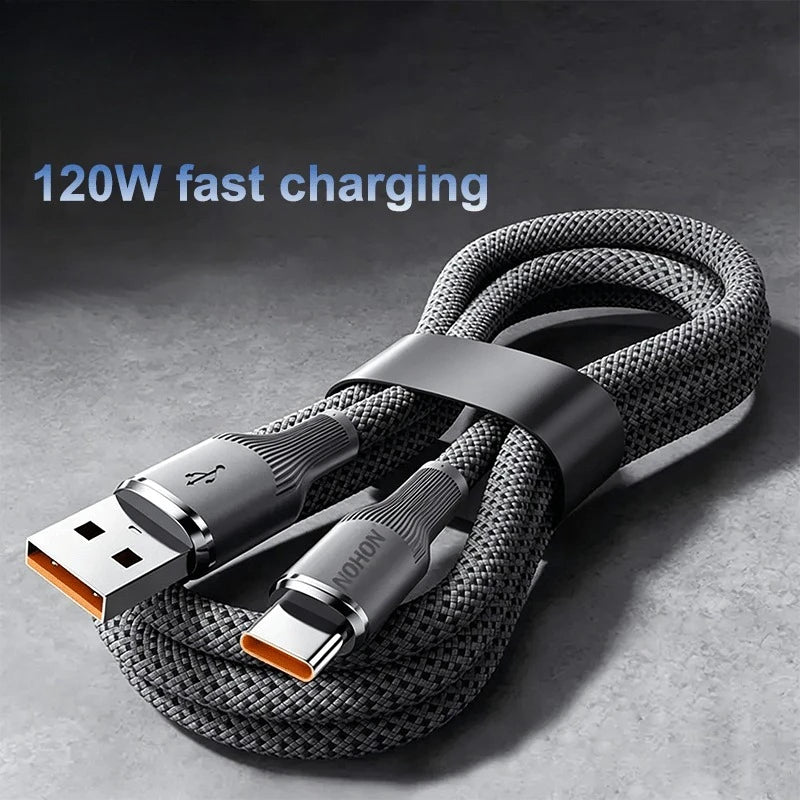 120W Type C to Type C/USB to Type C Super Fast Charging Cable Matte Surface  Data Transfer Speed FOR iPhone Xiaomi Samsung