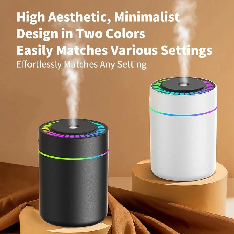 180ML Mini Air Humidifier USB Electric Aroma Diffuser Essential Oil Purifier Aromatherapy Mist Maker Lights For Car Home Bedroom