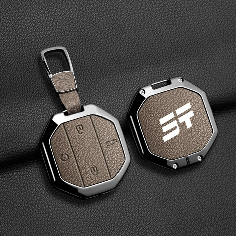 For Chery Jetour Traveller T2 2025 Zinc Alloy Car Key Case Cover Fob Shell Protector Keychain Clip Buckle Interior Accessories