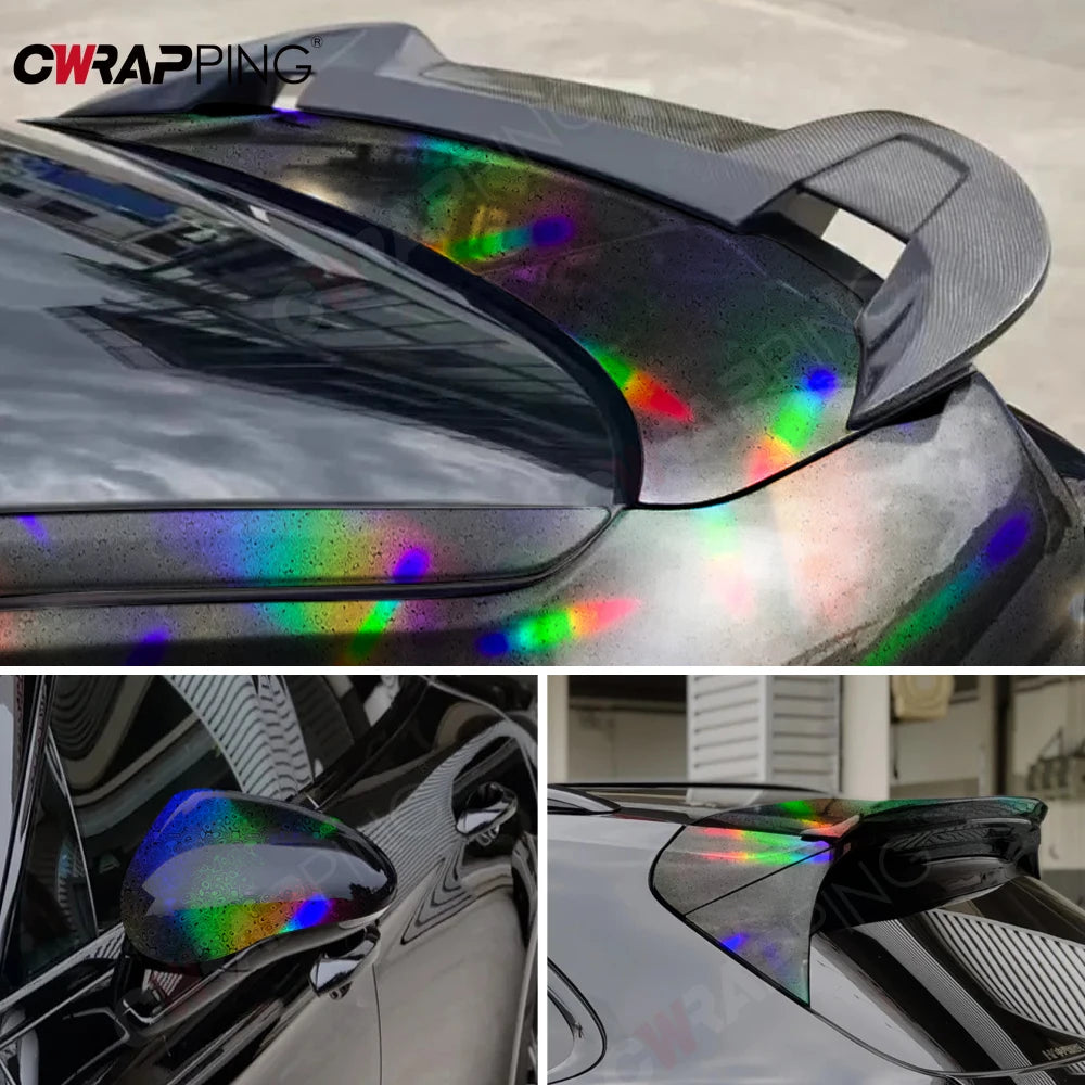 Car Adhesive Vinyl Wrap Film PVC Anti-Scratch Auto Body Decoration Air Release Wrap Sticker Modified Film for Car Accessories Car Mobile World