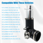 Heavy-Duty Billet Aluminum Silicone Intake Hose Pipe - Turbo Inlet Upgrade for BMW N20 xDrive 2.0L (228i/320i/328i/428i/528i)